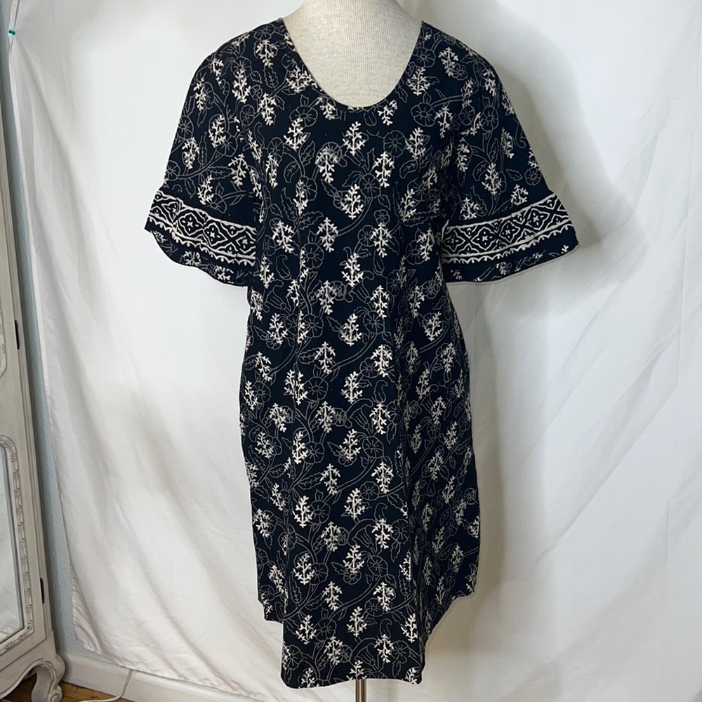 🔹 Yaza Sustainable Cotton Tunic House Dress